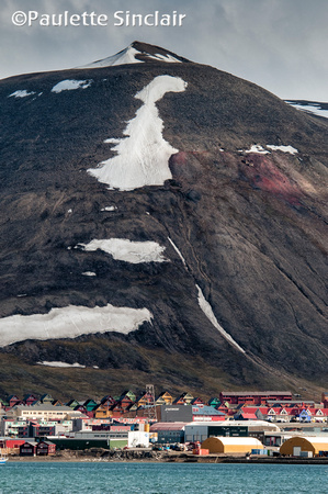 The town of Longyearbyen..