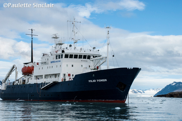 This prow took us into the ice...